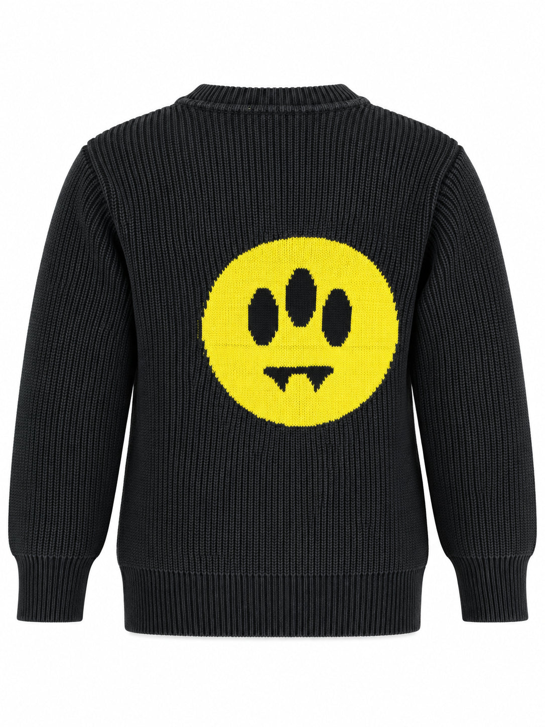 Barrow cardigan misto lana bambino unisex nero F6BKJUCA050 110 BARROW KIDS