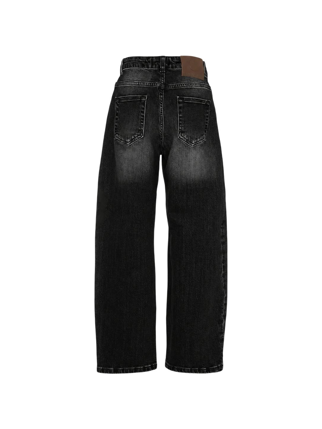 Barrow jeans ballon unisex bambino stampa iconica nero F6BKJUDP051 414 BARROW KIDS