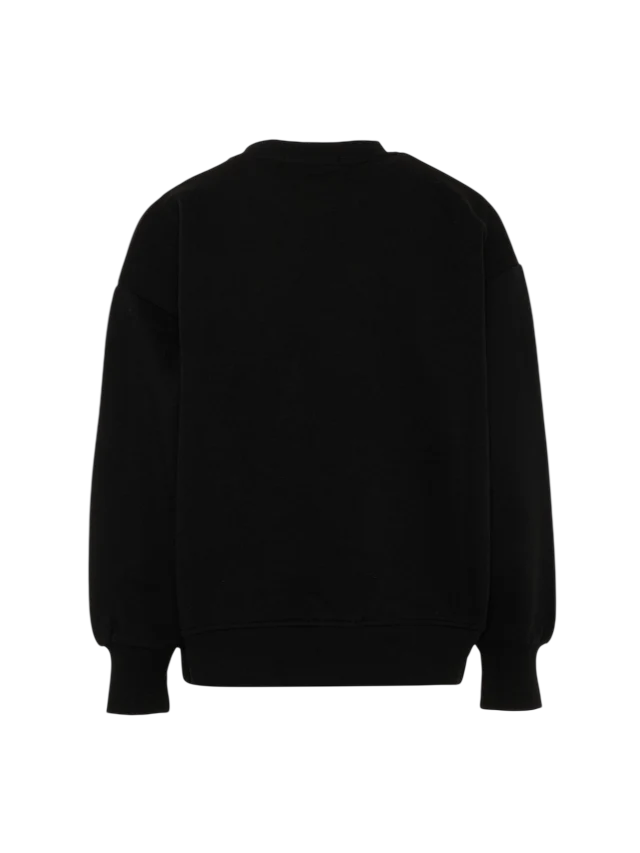 Barrow felpa unisex bambino con logo iconico nero F6BKJUSW037 110 BARROW KIDS