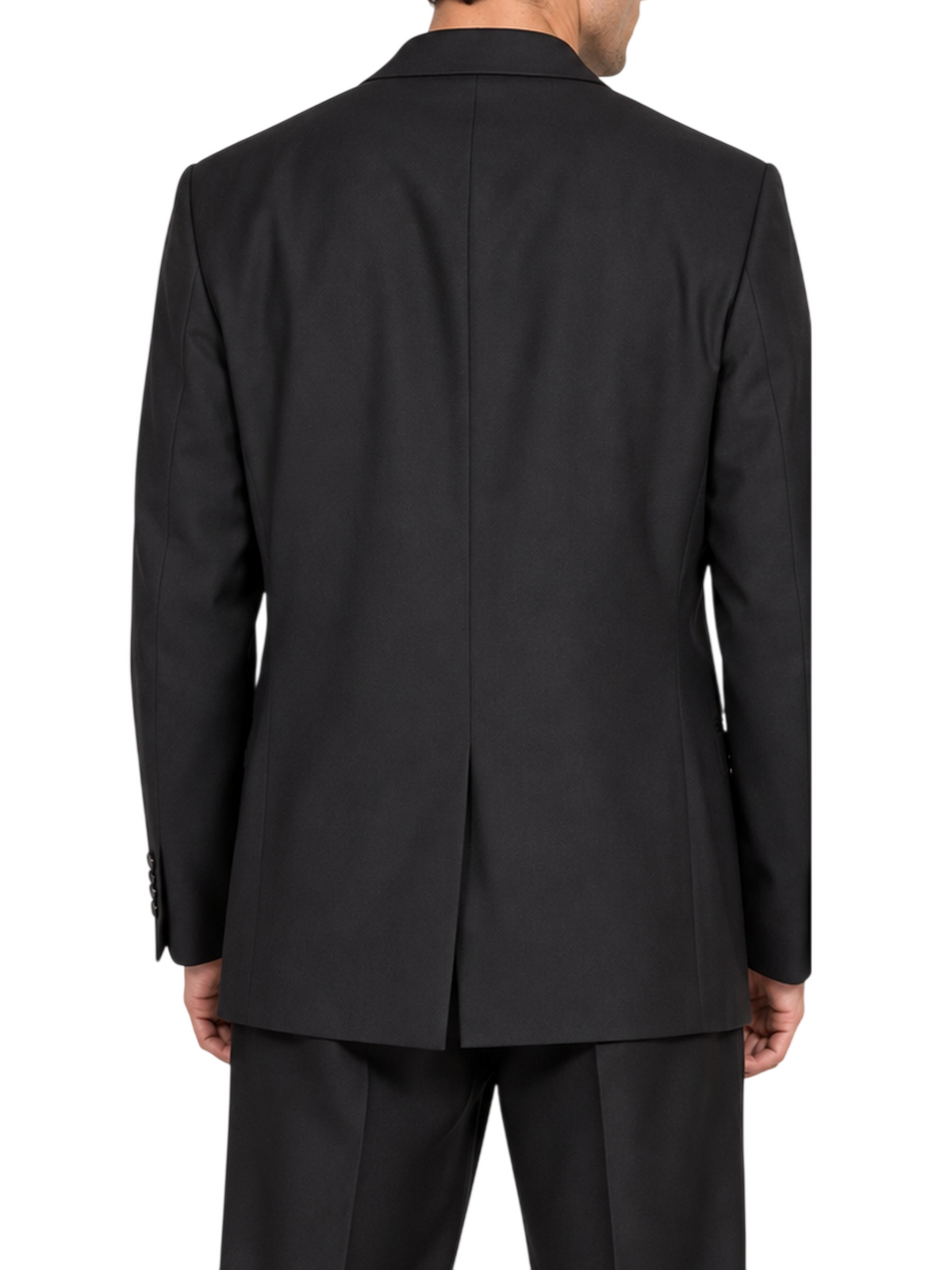 Bicolore giacca blazer monopetto gessata uomo nero R1627Z-ETIOPIA NERO Bicolore