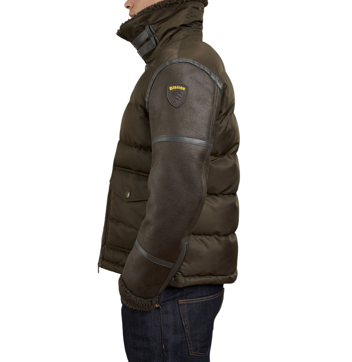 Blauer giubbino montone ecologico Amherst uomo marrone 26WBLUC02239-007280 382 BLAUER