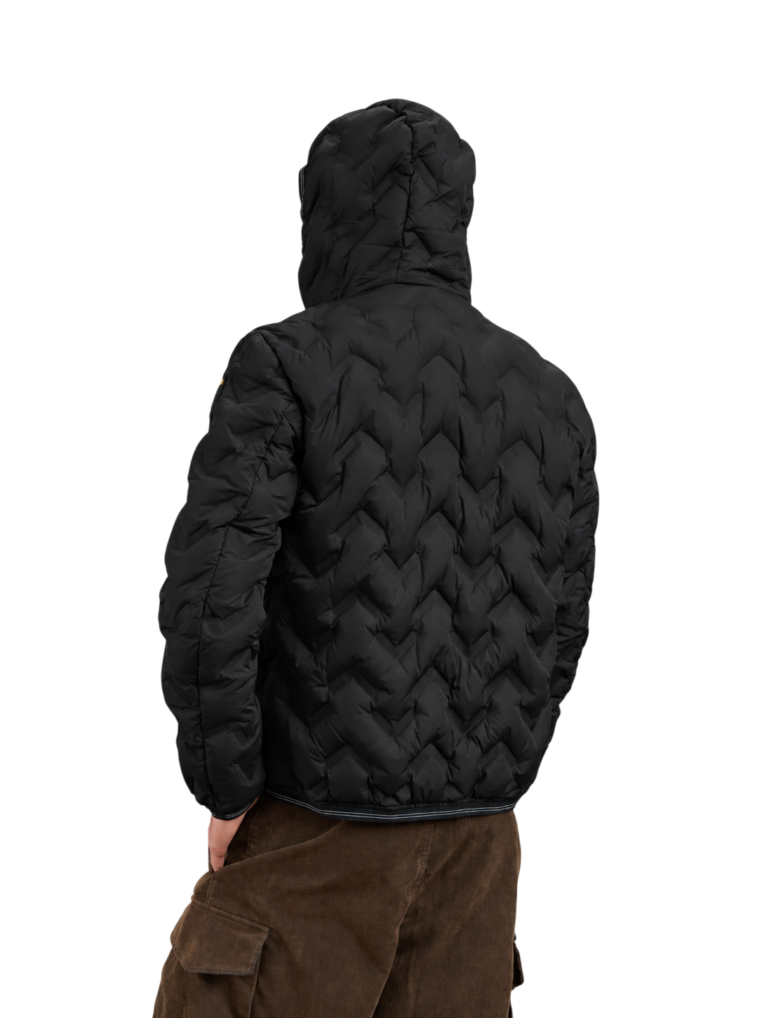 Blauer piumino uomo Piery con cappuccio nero ruggine 26WBLUC03233-007308 999WN BLAUER
