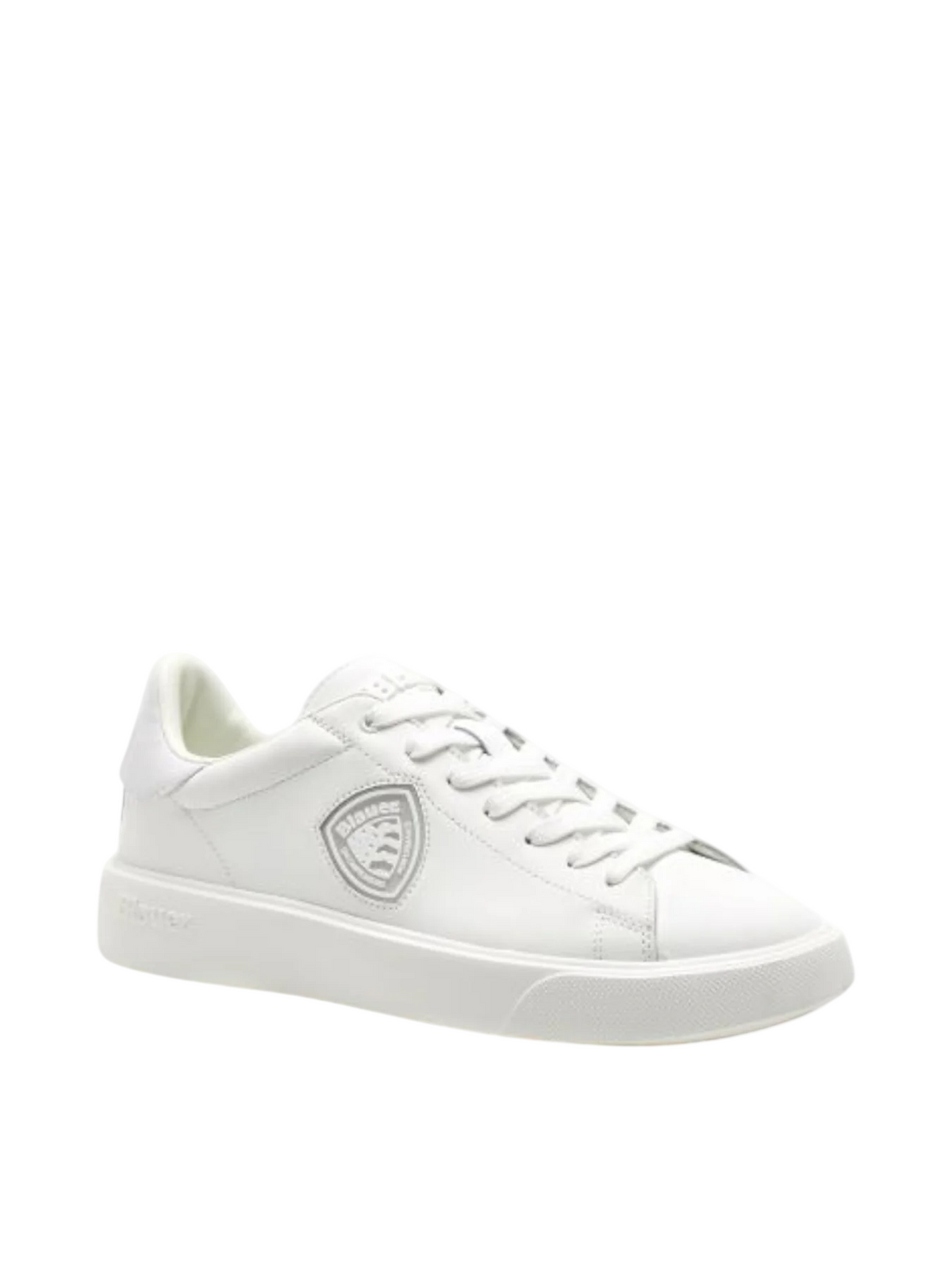 Blauer sneakers uomo Buck in pelle bianco F6BUCK14LEA WHITE BLAUER