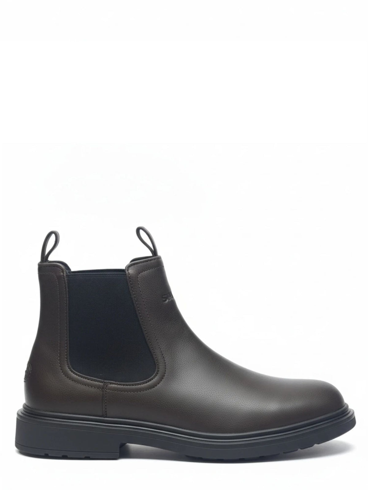 Blauer stivaletti uomo in ecopelle con logo marrone F6GRADY01NUB DARK BROWN BLAUER