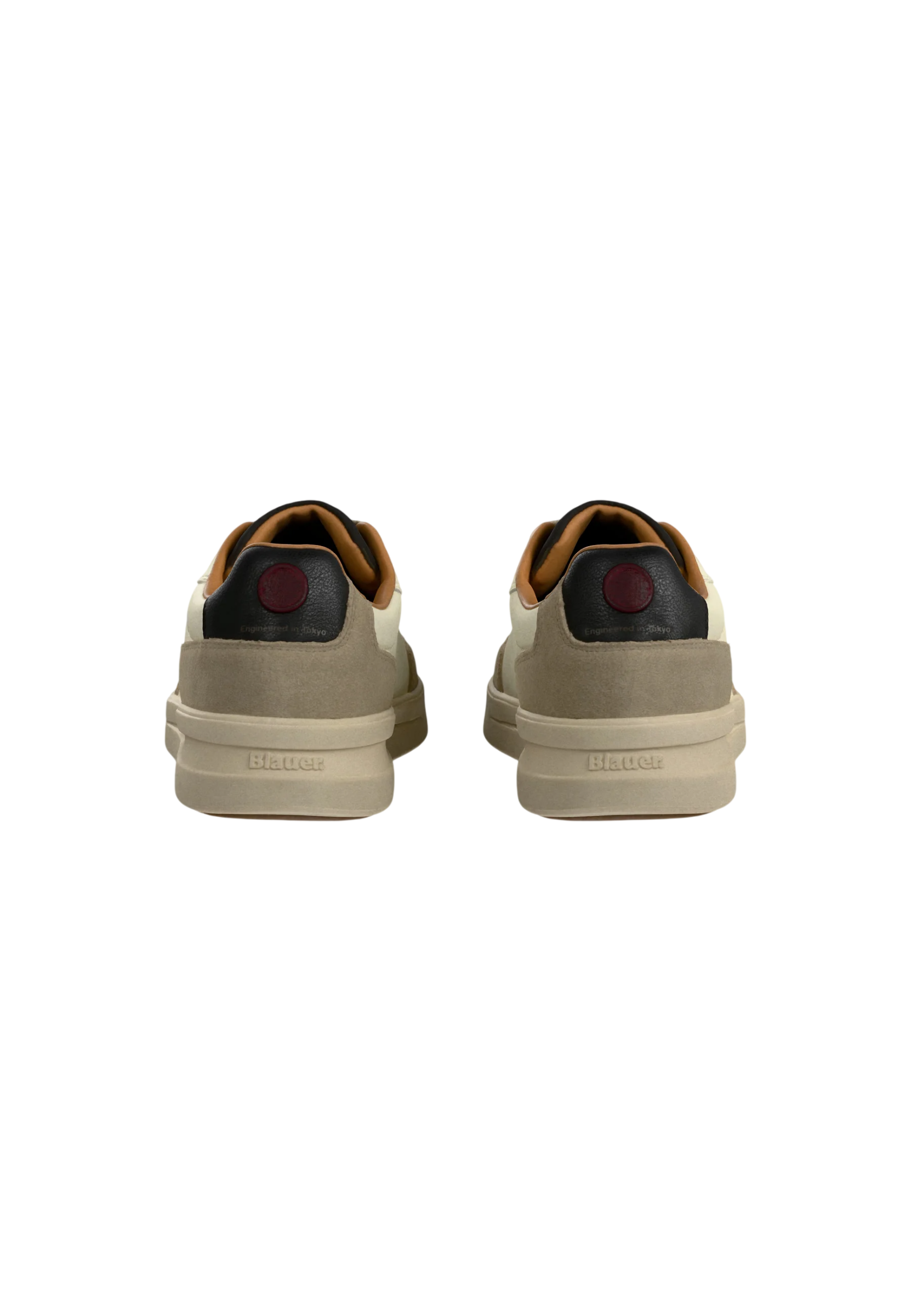 Blauer sneakers uomo Kyoto in ecopelle e suede panna F6KYOTO01SUL CREAM-BLACK BLAUER