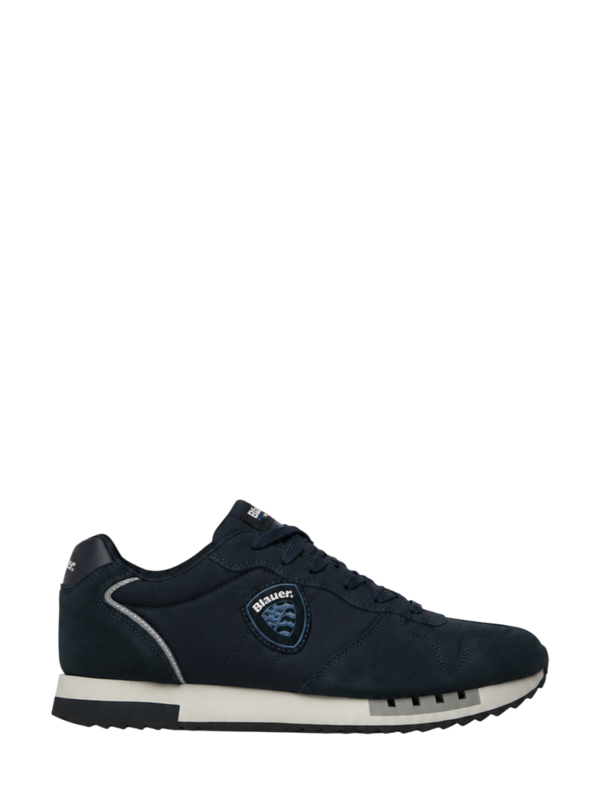 Blauer sneakers uomo Queens in suede e tessuto blu F6QUEENS05MES NAVY BLAUER