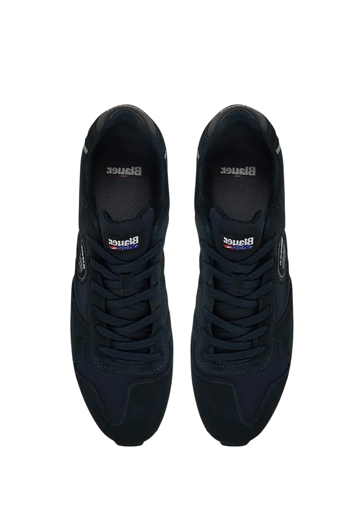 Blauer sneakers uomo Queens in suede e tessuto blu F6QUEENS05MES NAVY BLAUER