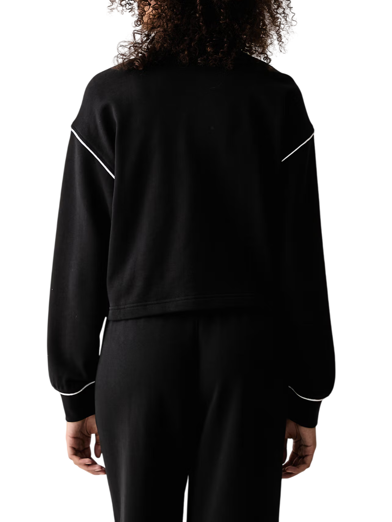 Calvin Klein Jeans felpa con zip donna con logo nero LV047H217G UB1 Calvin Klein Jeans