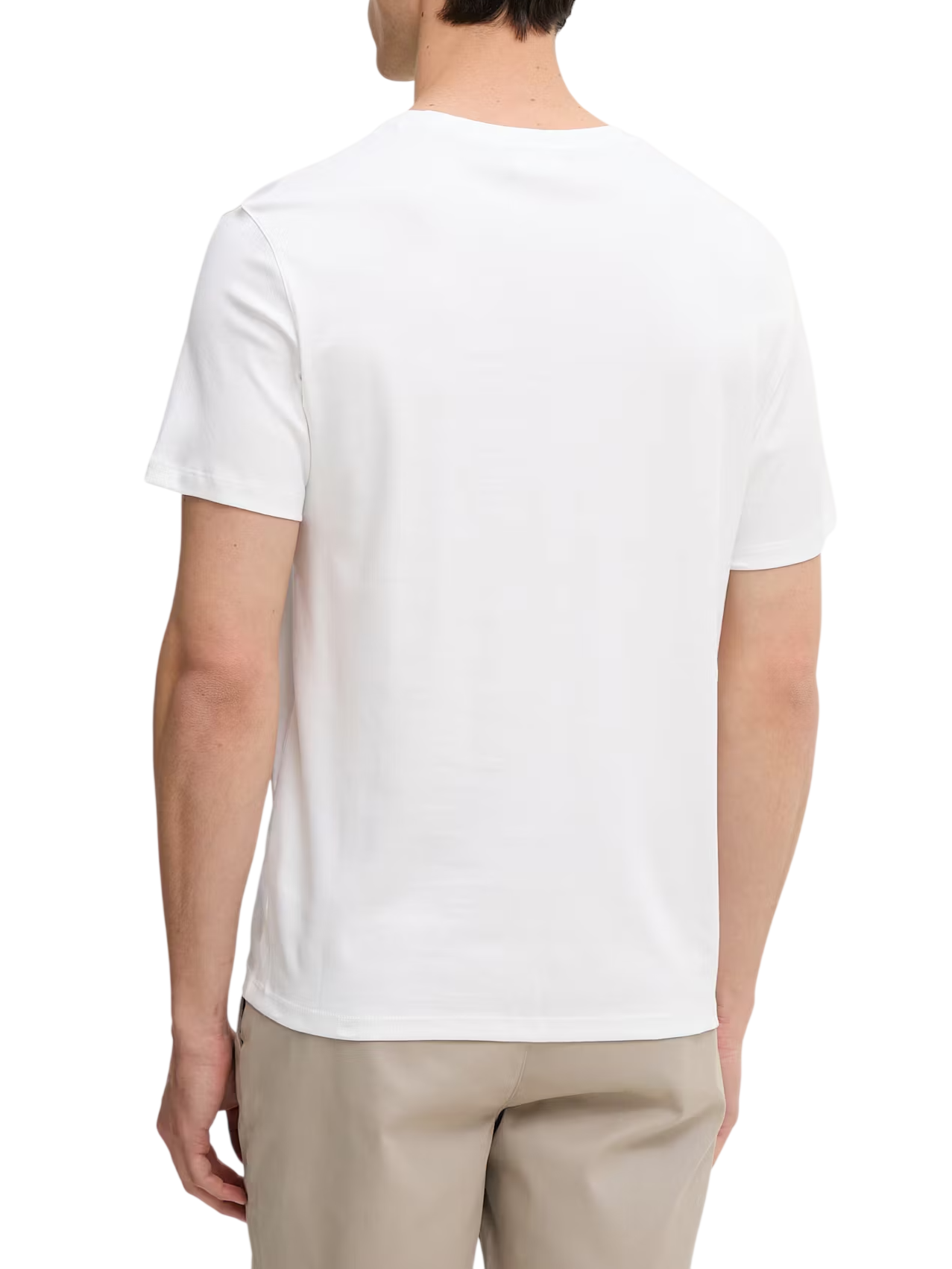 Calvin Klein T-shirt uomo manica corta in cotone bianco LV04LG222G YAF Calvin Klein