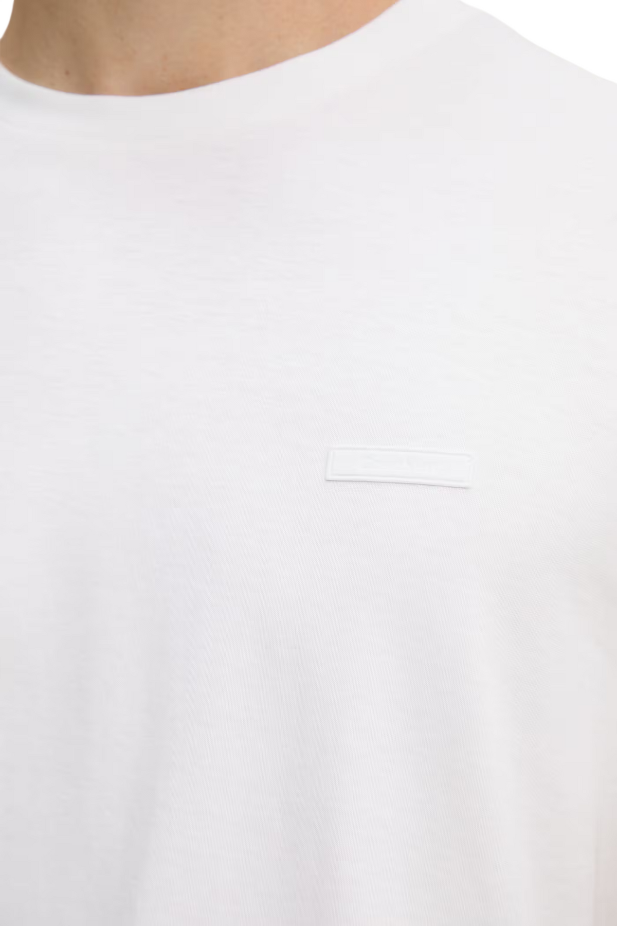 Calvin Klein T-shirt uomo manica corta in cotone bianco LV04LG222G YAF Calvin Klein