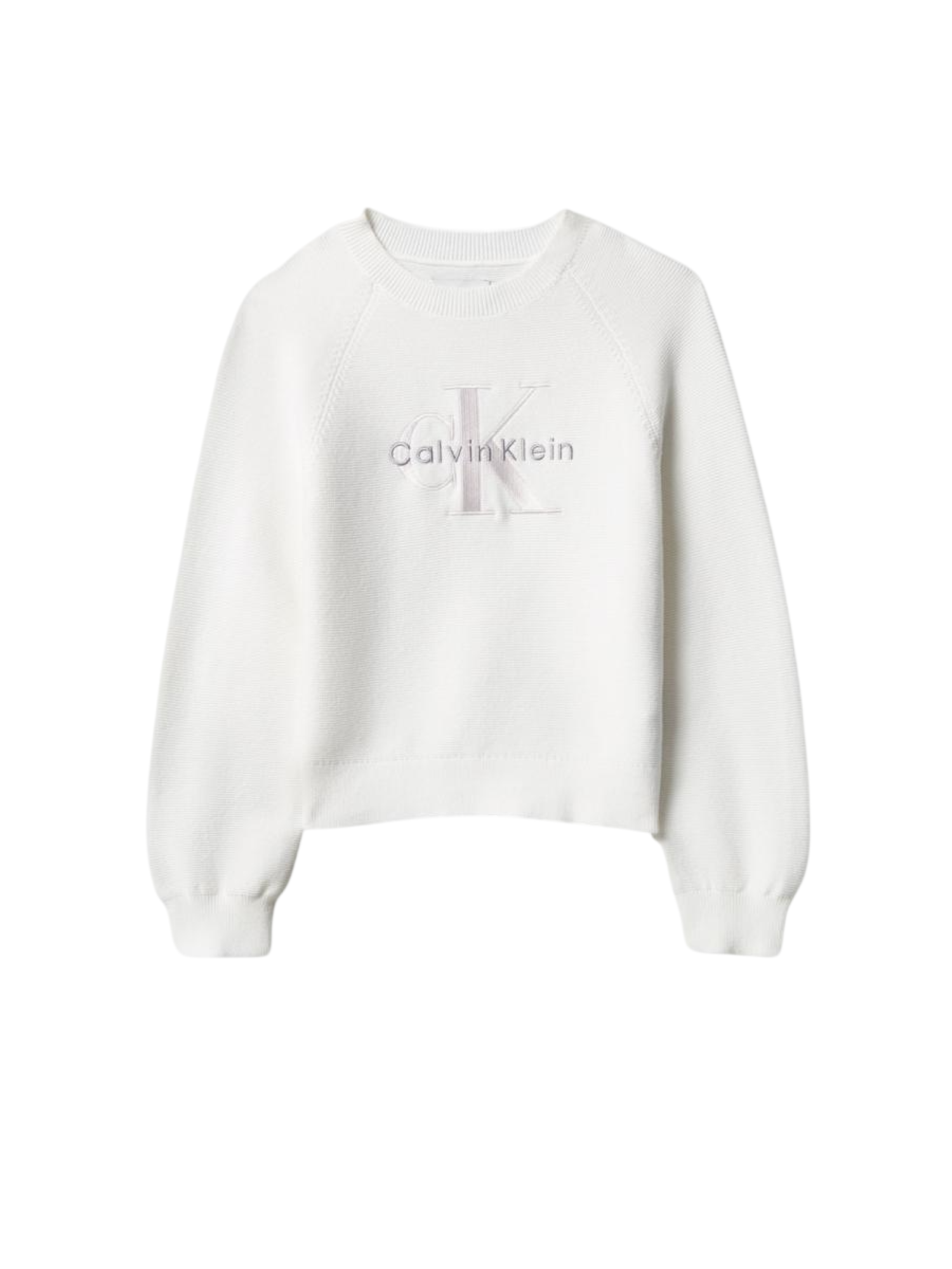 Calvin Klein Jeans maglia bambina in cotone con logo bianco LVCKTJF06G YAF Calvin Klein Jeans