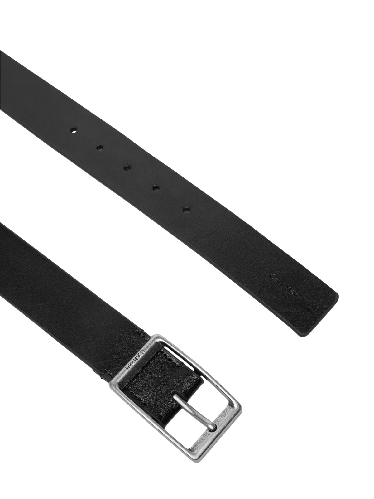 Calvin Klein cintura uomo in pelle h3,5 nero argento LV04D7123G V8L Calvin Klein Accessori