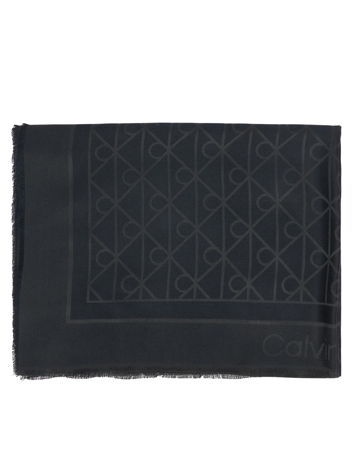 emblem aop glossy tonal scarf LV04F8096G UB1 Calvin Klein Accessori