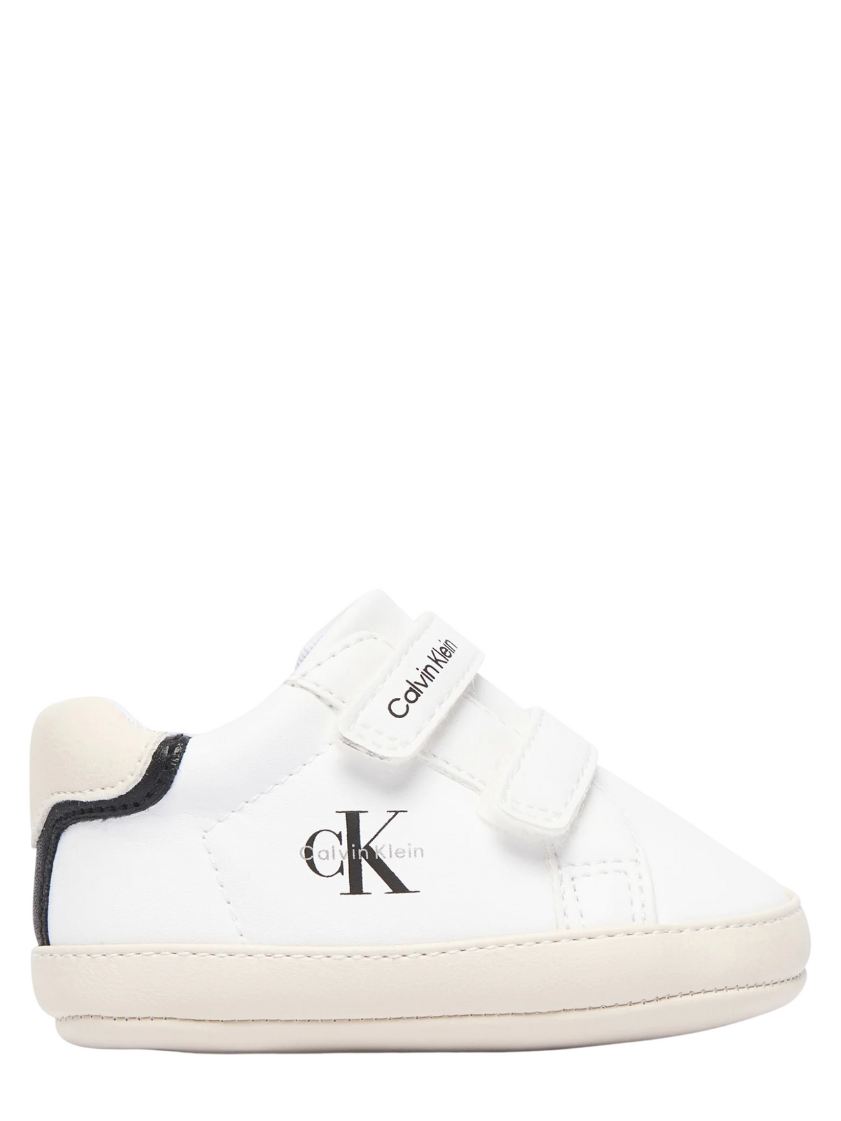 Calvin Klein scarpette da culla neonato in ecopelle bianco V0B9-83437-1582 Y631 Calvin Klein Footwear