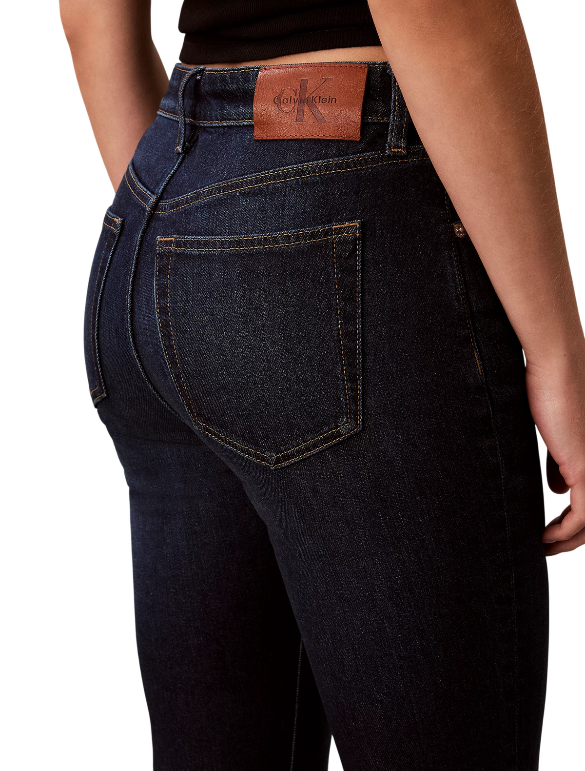 Calvin Klein Jeans jeans flare donna Skinny Boot lavaggio blu LV047H763G 45O Calvin Klein Jeans