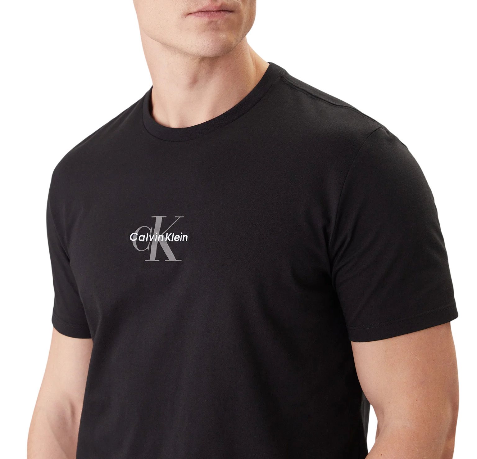 Calvin Klein Jeans T-shirt manica corta con logo uomo nero LV04RB866G UB1 Calvin Klein Jeans
