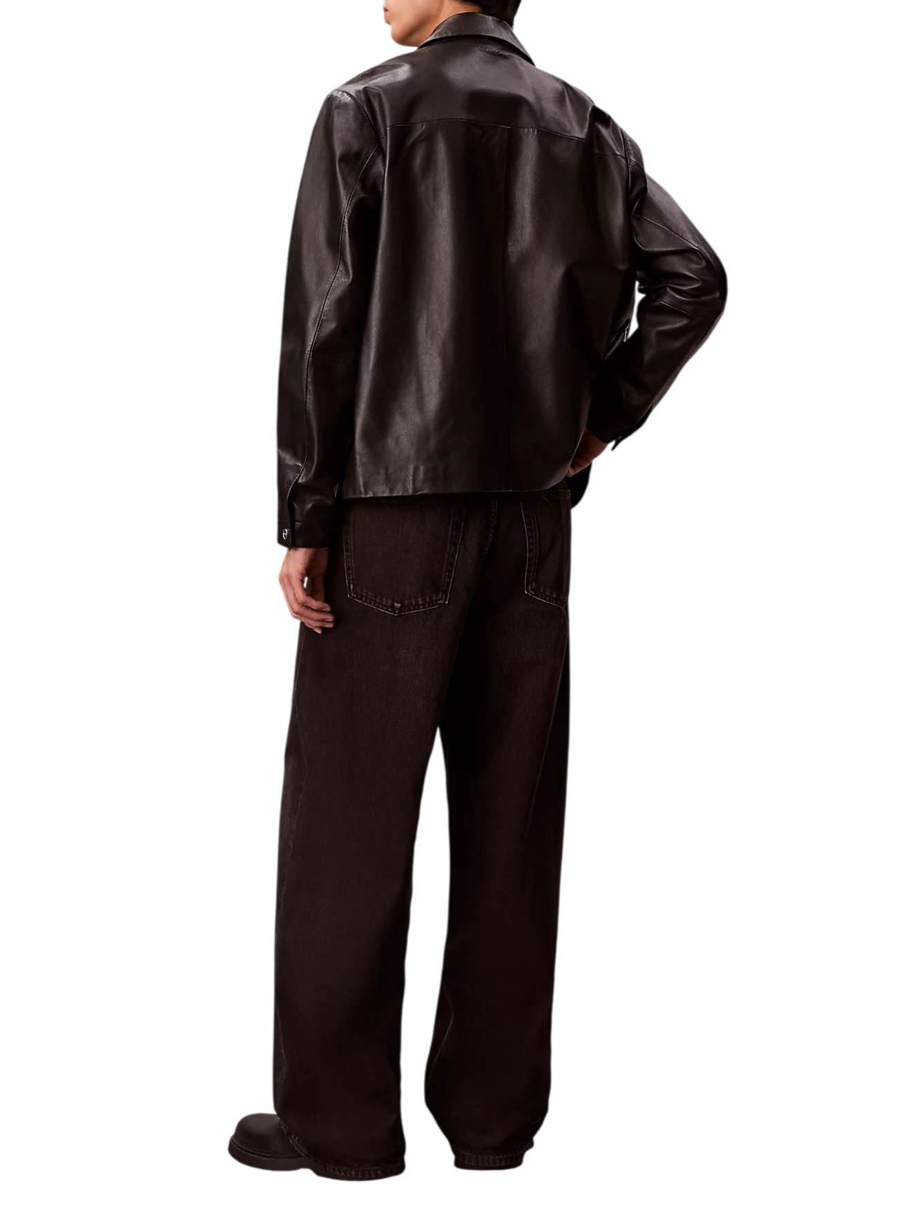 Calvin Klein Jeans jeans uomo baggy in denim nero LV04RF778G XB0 Calvin Klein Jeans