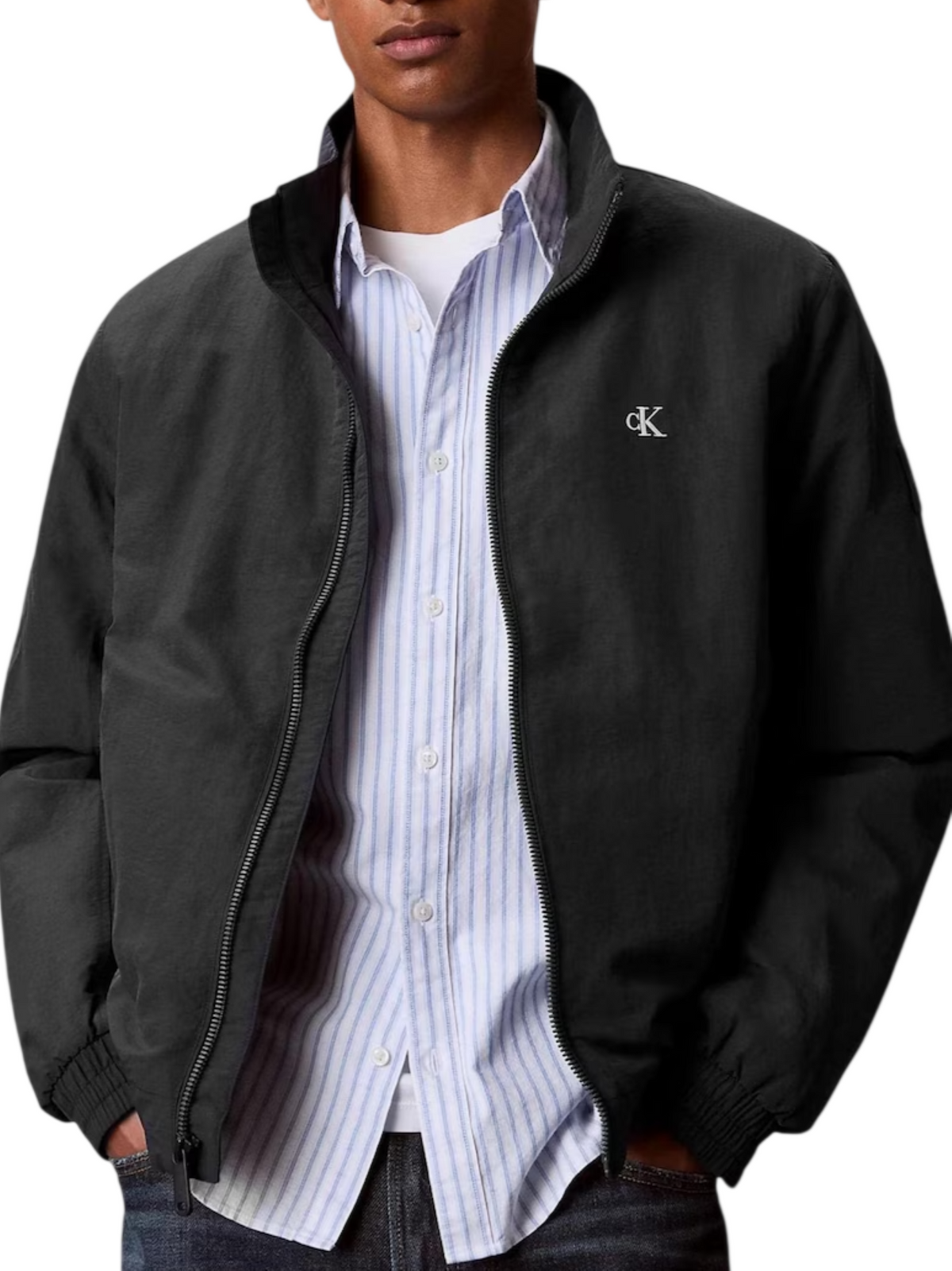 Calvin Klein Jeans giubbino imbottito in nylon nero LV04RG500G UB1 Calvin Klein Jeans