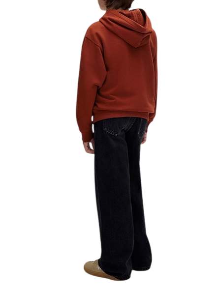 Calvin Klein Jeans felpa con cappuccio stampa logo rosso LVCKFJB28B GCQ Calvin Klein Jeans