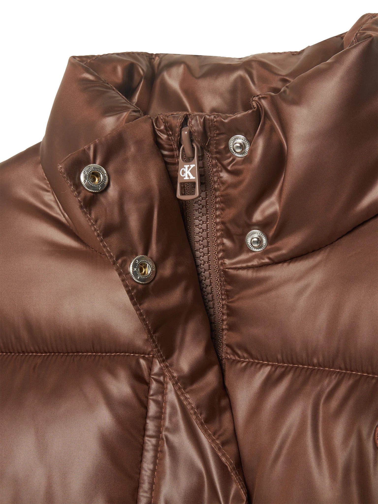 Calvin Klein Jeans piumino imbottito bambina Minime marrone LVCKTJM01G HJQ Calvin Klein Jeans