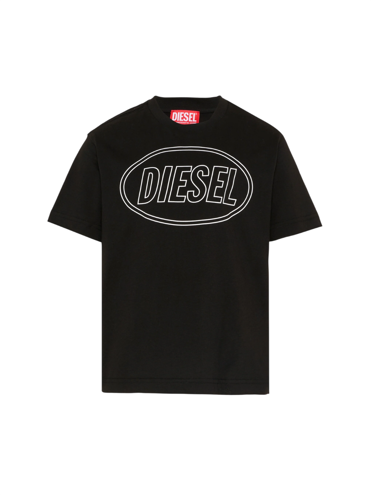Diesel T-shirt bambino manica corta con logo nero J02582-0GRAI K900 DIESEL