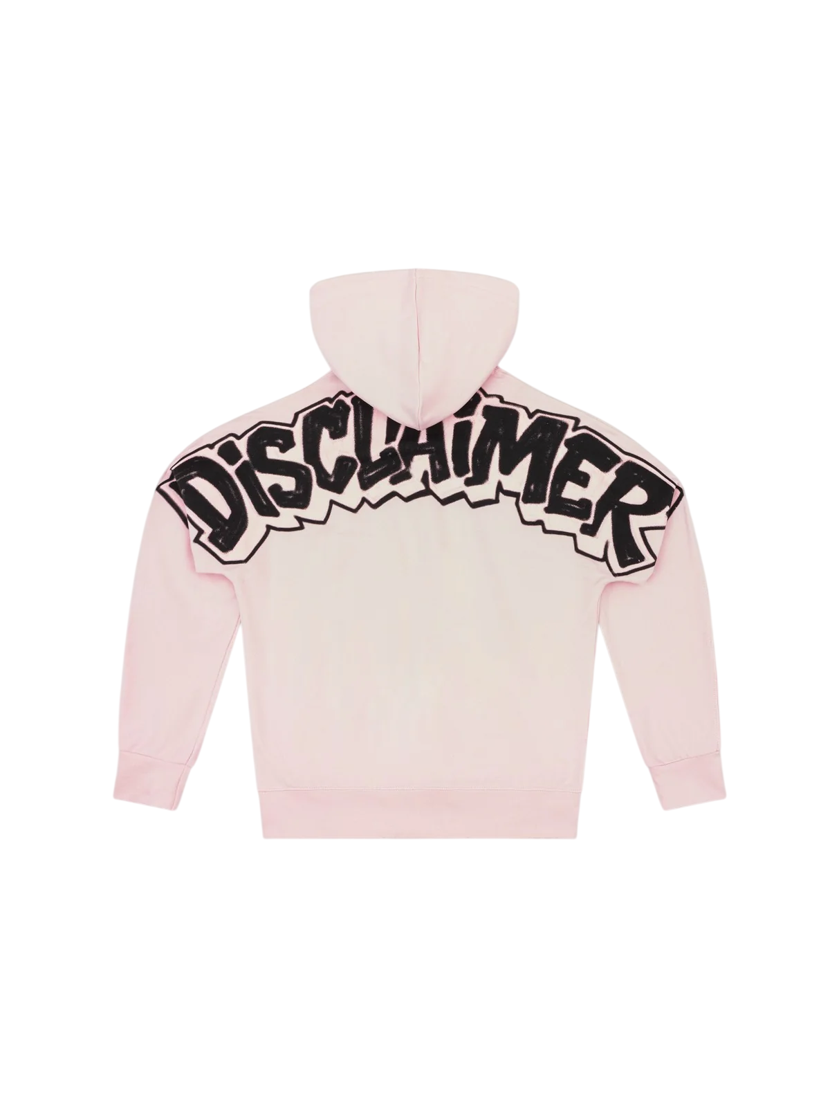 Disclaimer felpa con cappuccio uomo stampa logo rosa 55700 ROSA DISCLAIMER