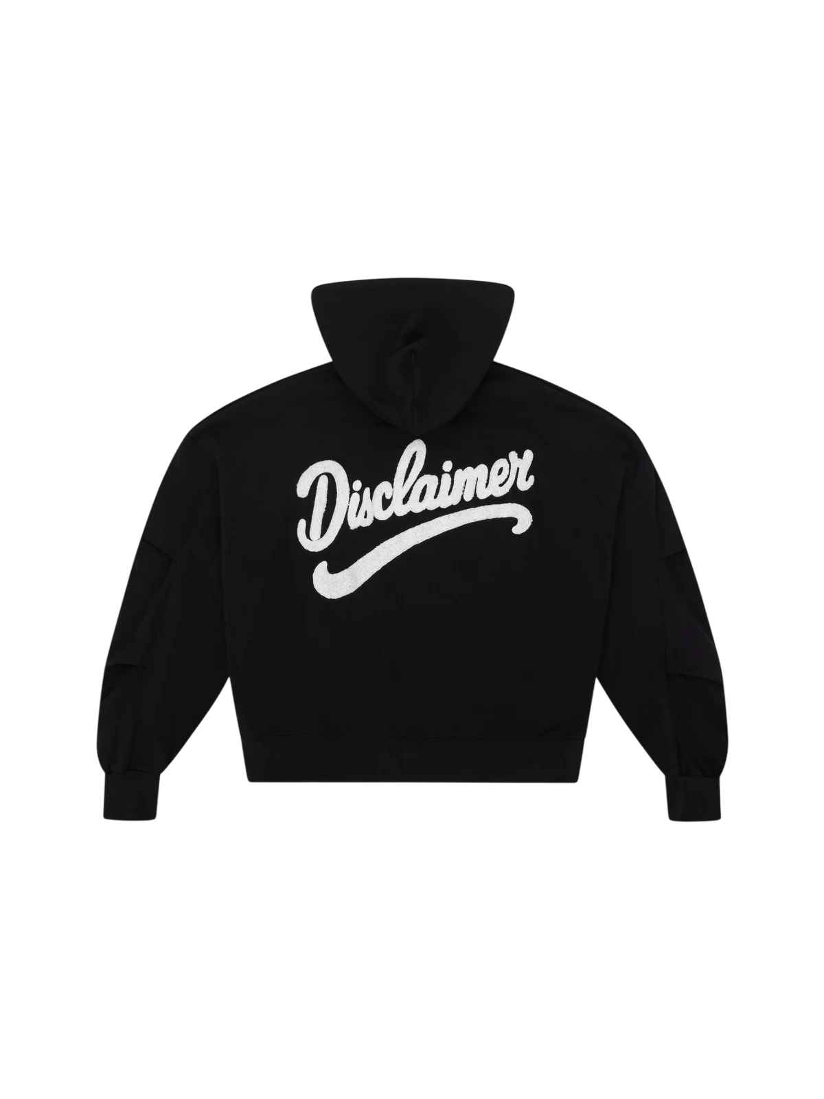 Disclaimer felpa con cappuccio e zip donna logo sherpa nero 55924 NERO DISCLAIMER