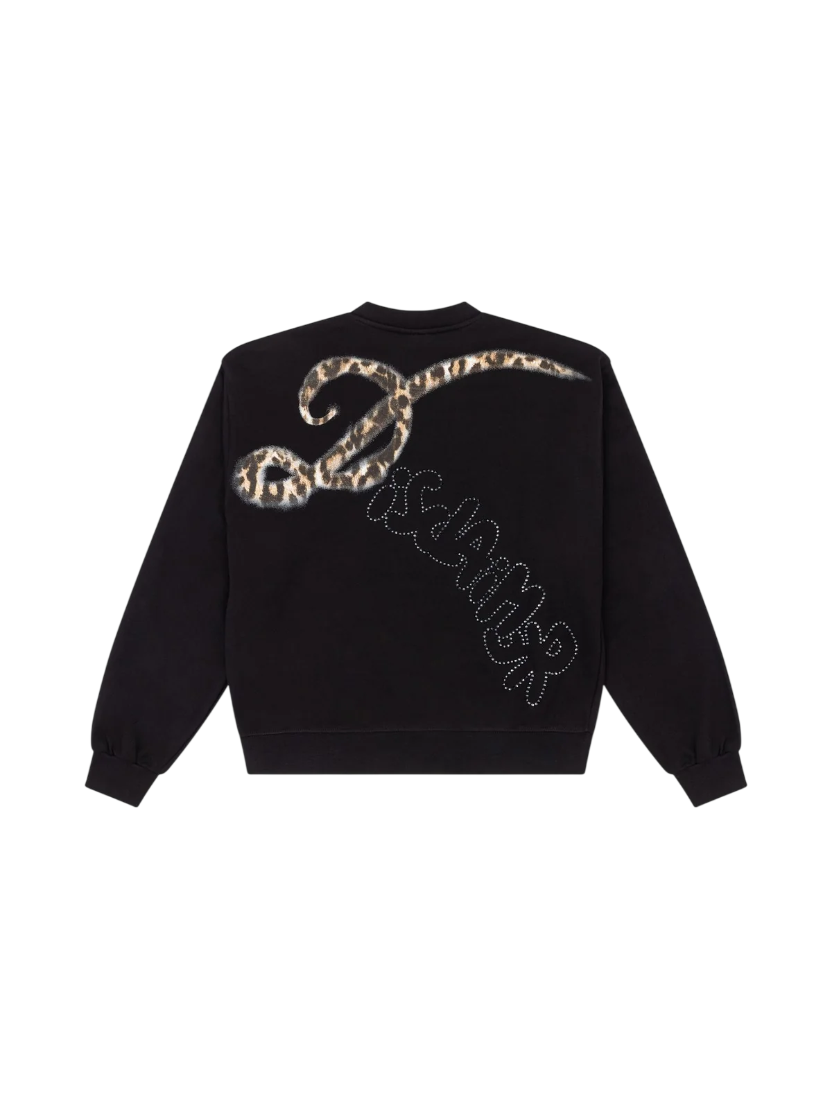 felpa donna oversize gurocollo 55952 NERO DISCLAIMER