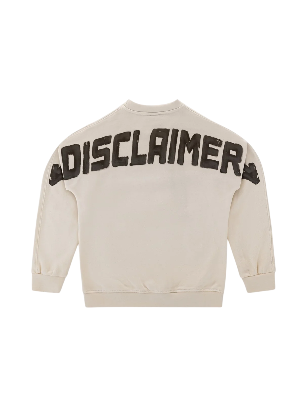felpa bimbo girocollo 59100 LATTE DISCLAIMER