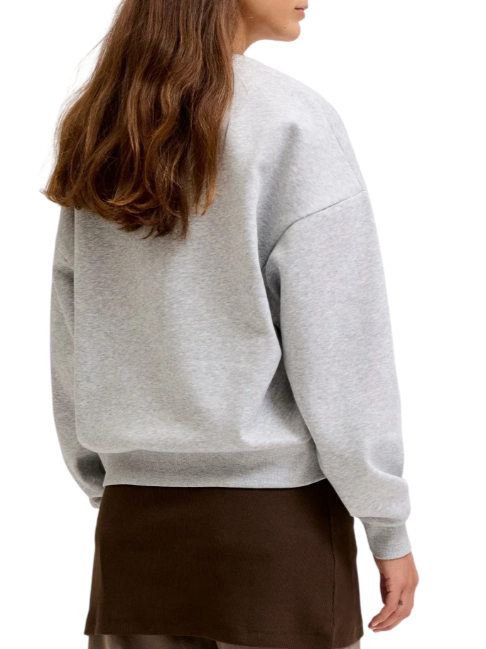 Jjxx felpa donna Kyoto Japan grigio 12260608 LIGHT GREY MELANGE KYOTO JJXX