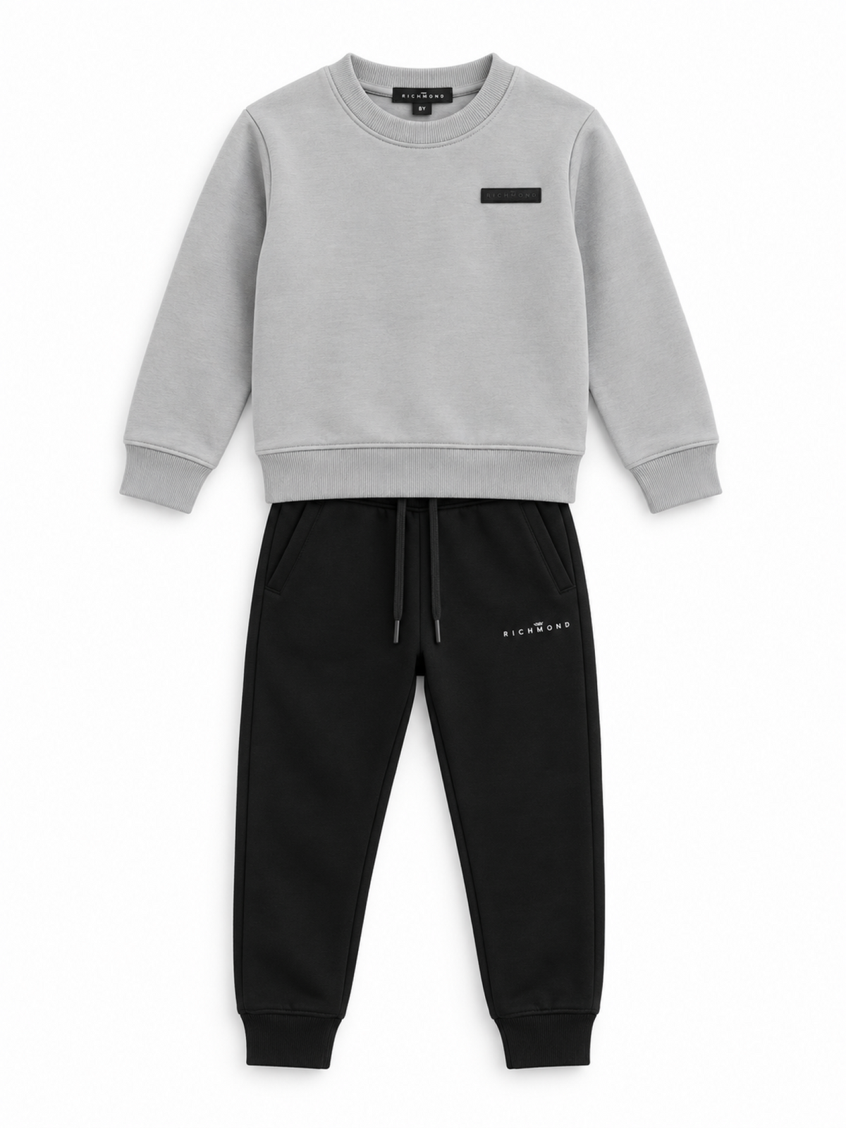 John Richmond tuta sportiva bambino Stapur grigio nero RBA26002CF GREY John RICHMOND