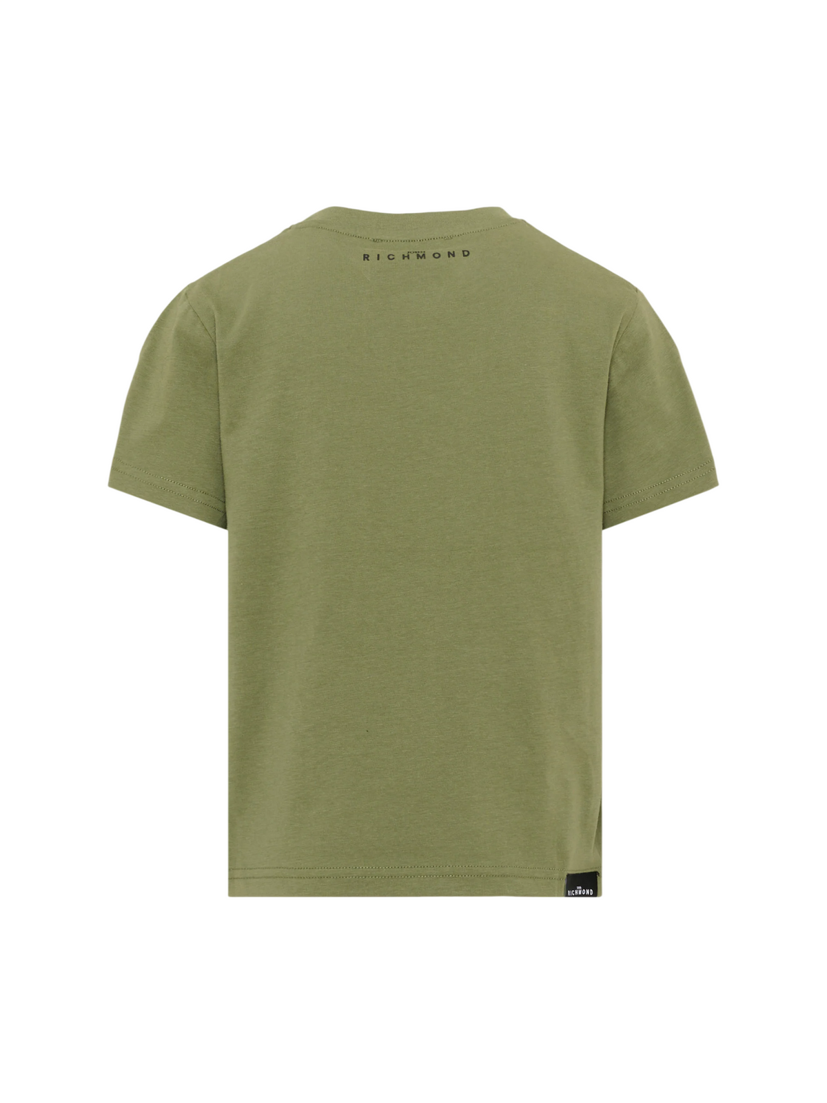 John Richmond T-shirt bambino manica corta Panalur verde RBA26008TS OLIVE John RICHMOND