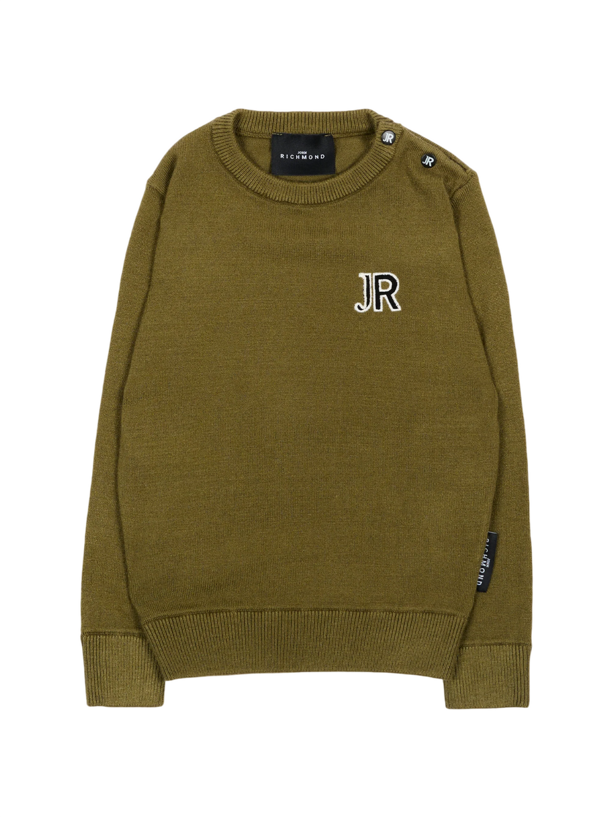 John Richmond maglia neonato Amaptix con logo verde RIA26009MA GREEN MILITARY John RICHMOND