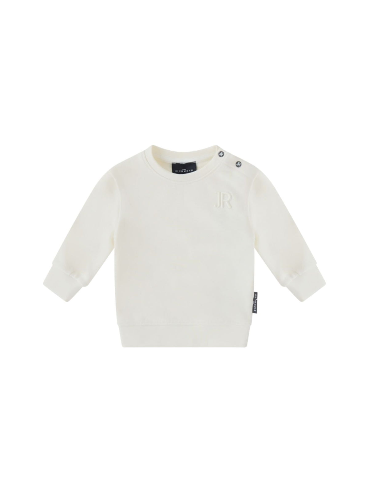John Richmond felpa neonato Zabadi con logo panna RIA26060FE OFF-WHITE John RICHMOND