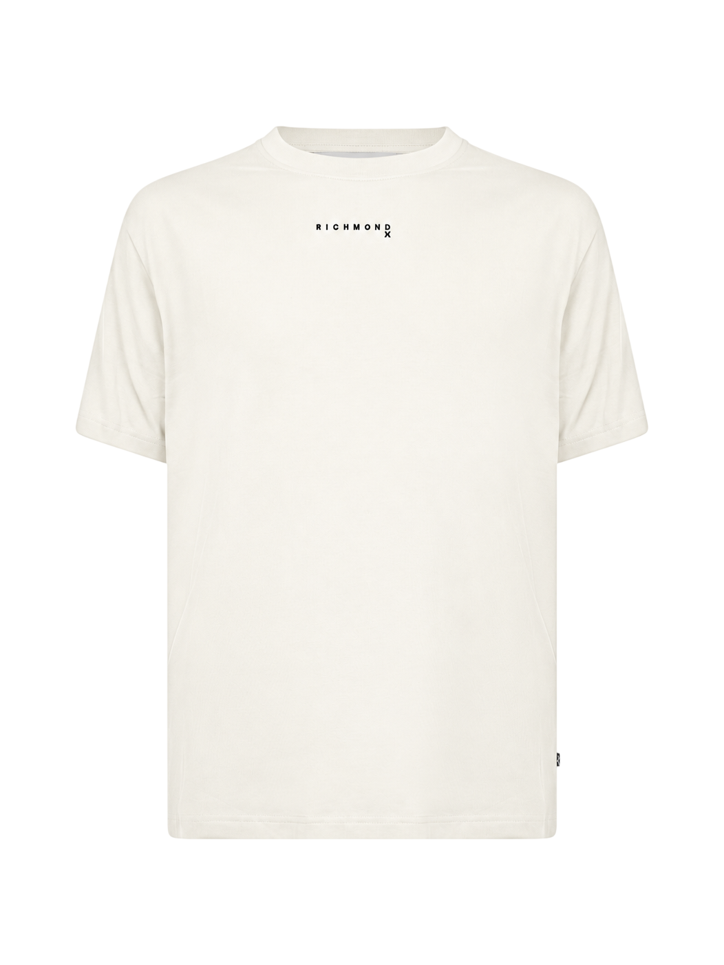 John Richmond T-shirt uomo manica corta con logo Hatars bianco latte UMA26025TS OFF-WHITE John RICHMOND