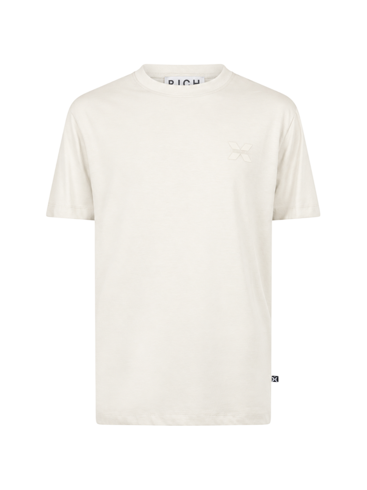 John Richmond T-shirt uomo manica corta Thimpor panna UMA26172TS OFF-WHITE John RICHMOND