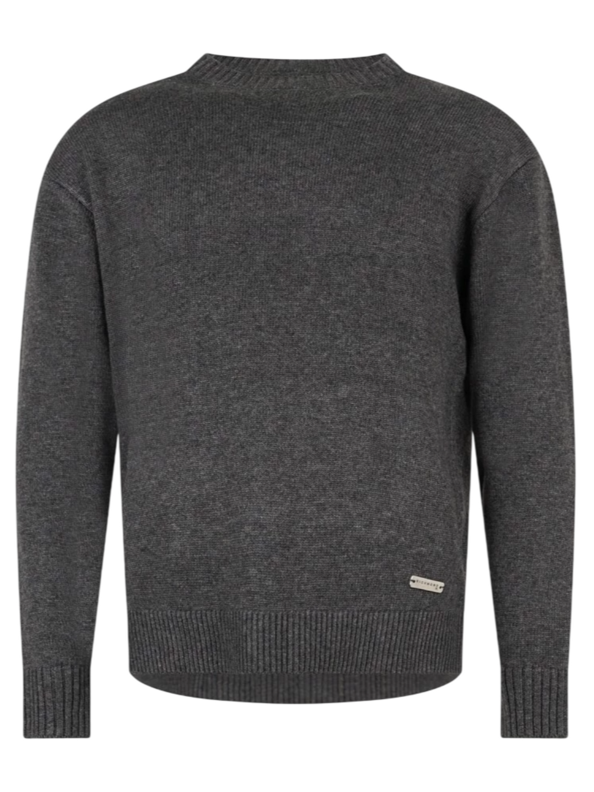 John Richmond maglia uomo misto lana e cashmere grigio UMA26181MA GREY DARK John RICHMOND