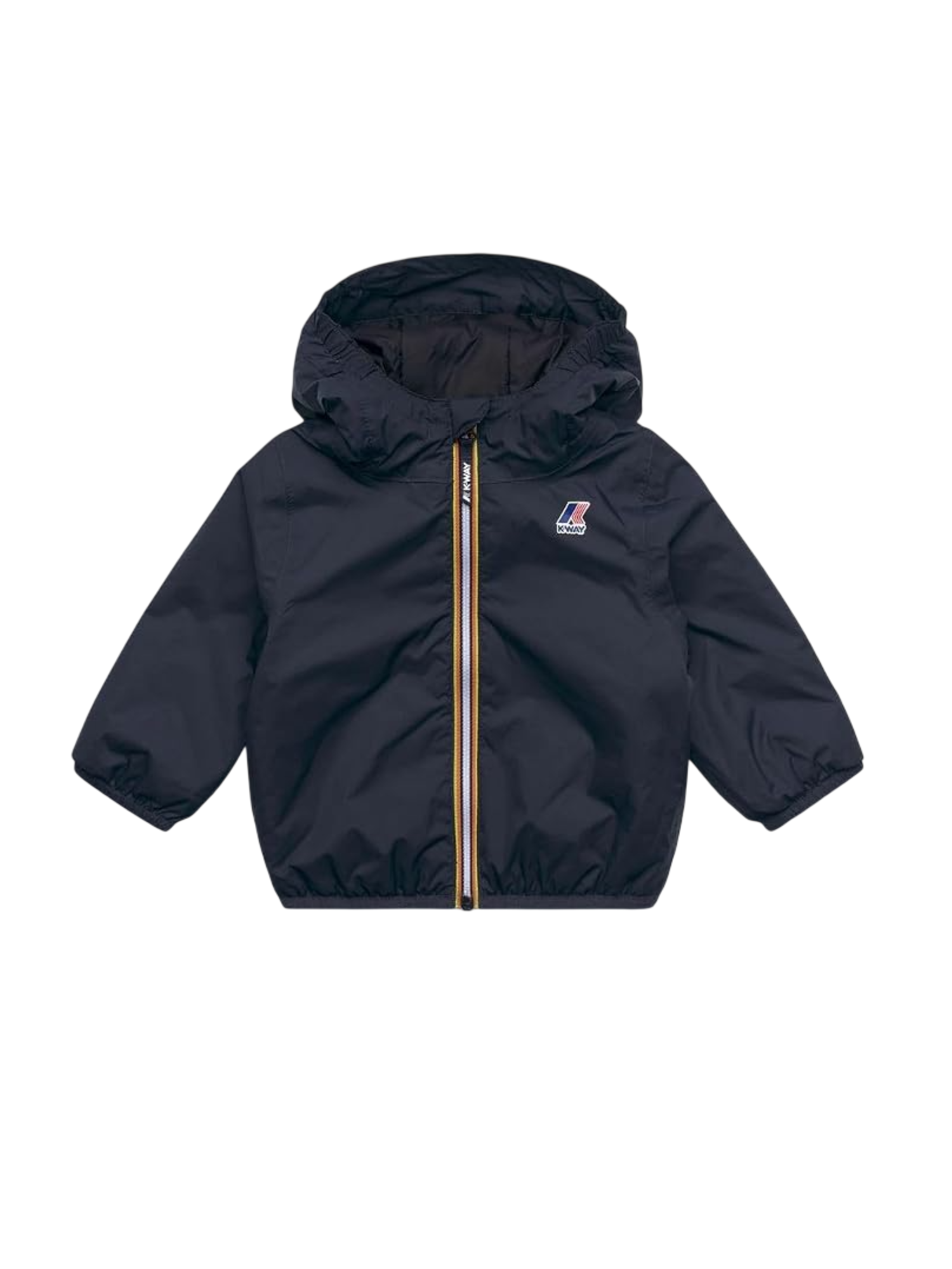 K-Way giubbino imbottito neonato Levrai con cappuccio blu K5141RW K89 K-WAY