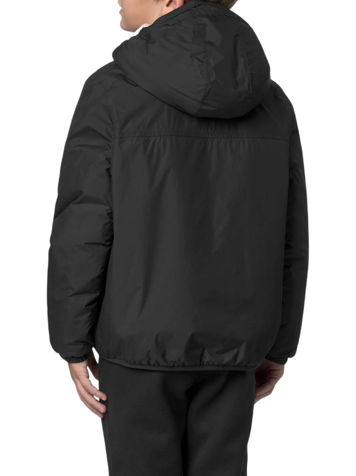 K-way piumino Le Vrai bambino con cappuccio nero K7142TW USY K-WAY