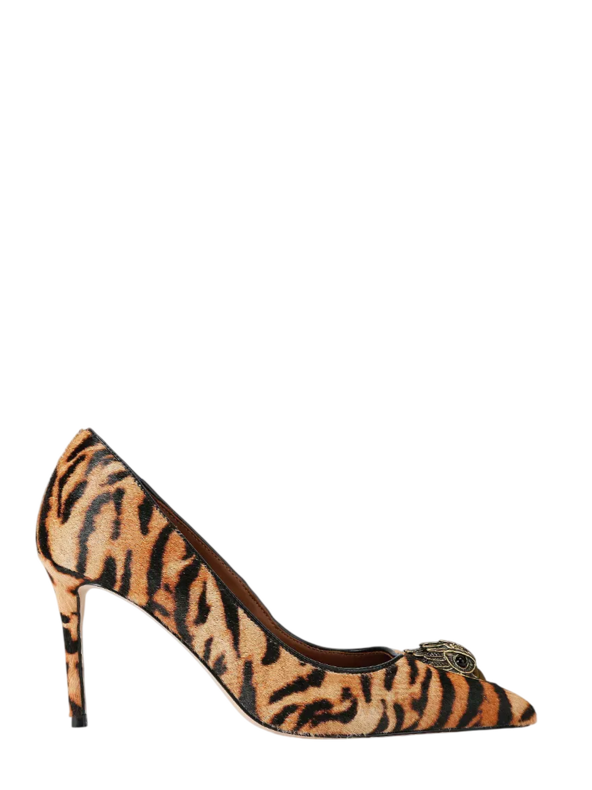 Kurt Geiger decollete a punta in cavallino animalier beige nero 3939946189 CAMEL KURT GEIGER