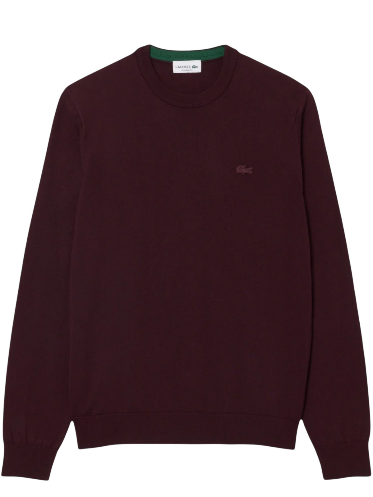 Lacoste maglia uomo in lana borgogna AH1969 3KE LACOSTE