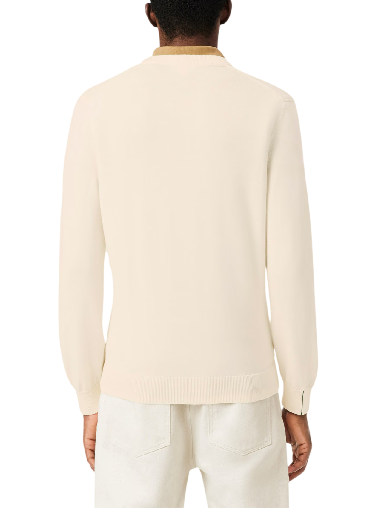 Lacoste maglia girocollo uomo in cotone panna AH1985 70V LACOSTE
