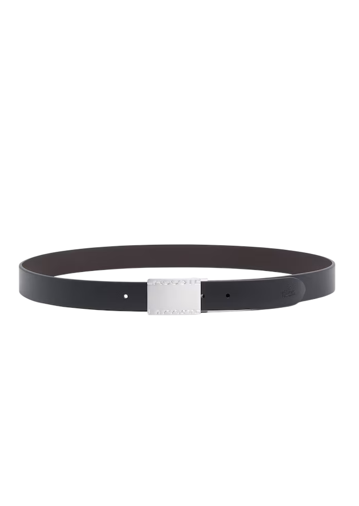 Lacoste cintura in pelle reversibile uomo nero marrone RC4060 371 LACOSTE