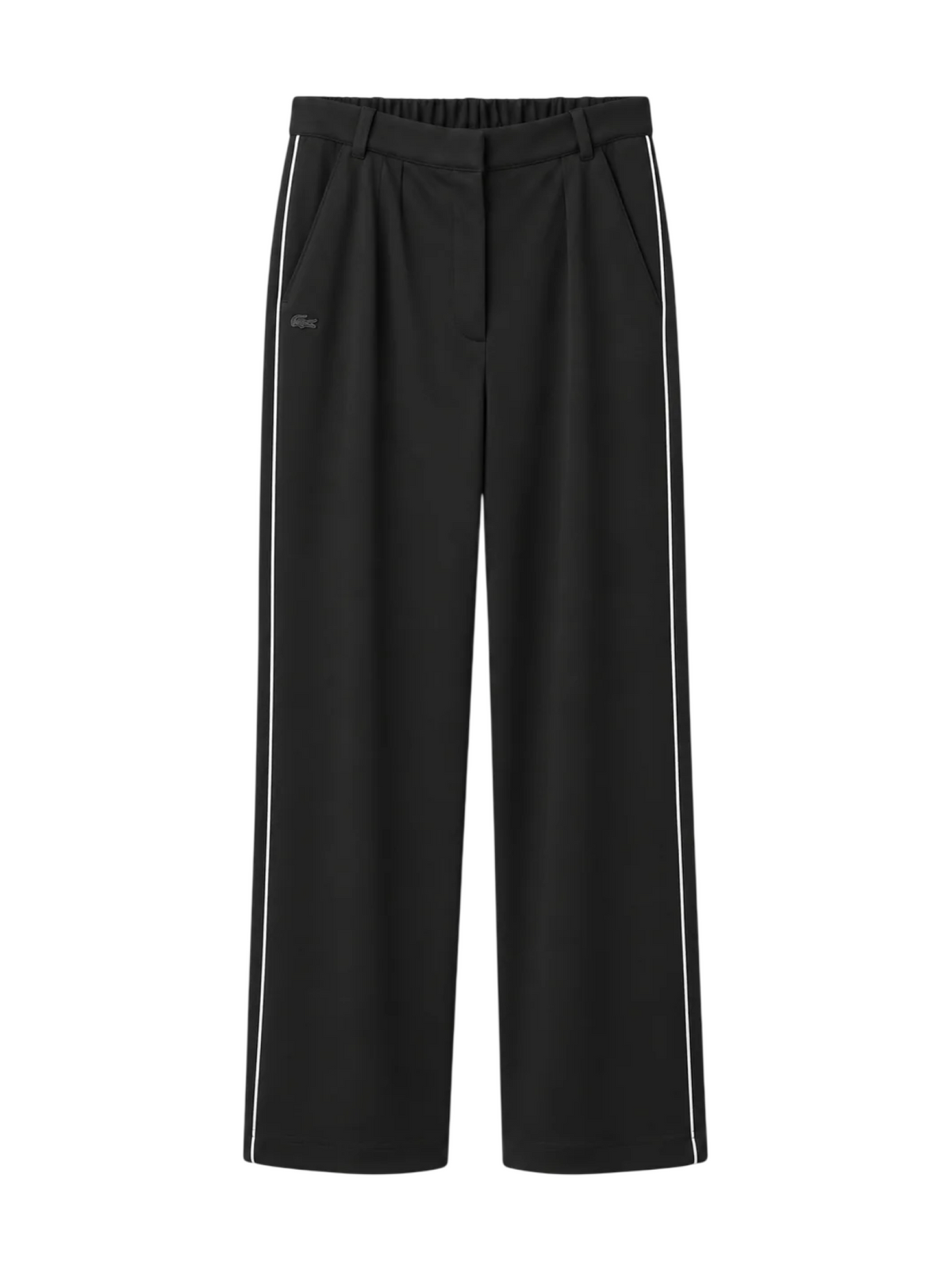 Lacoste pantaloni sportivi gamba larga donna nero XF8396 031 LACOSTE