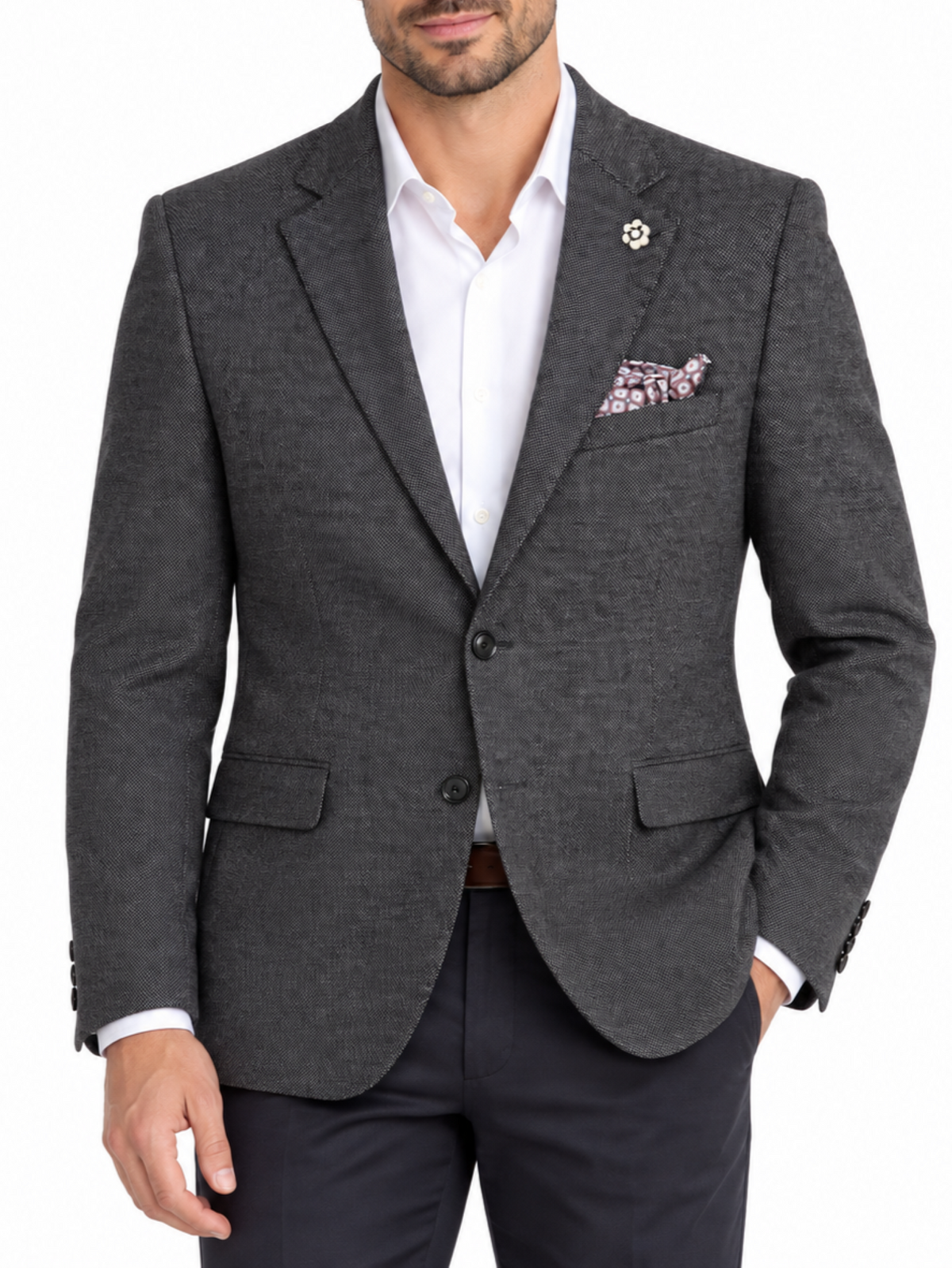 Le Braghe giacca blazer uomo monopetto nero G525-2646 NERO Le Braghe