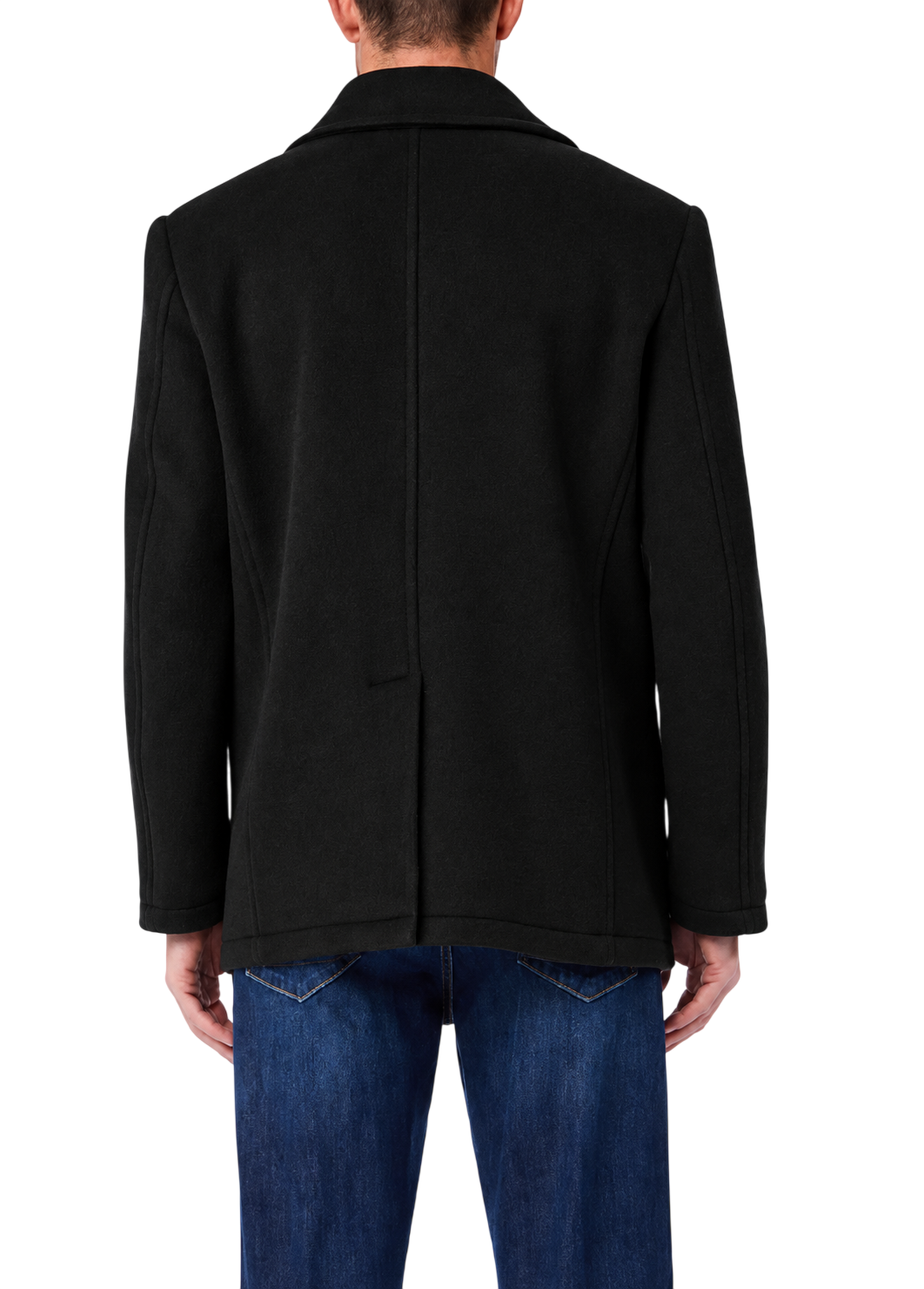 Liu Jo cappotto caban uomo misto lana e cashmere nero QF6148T217A 22222 LIU JO