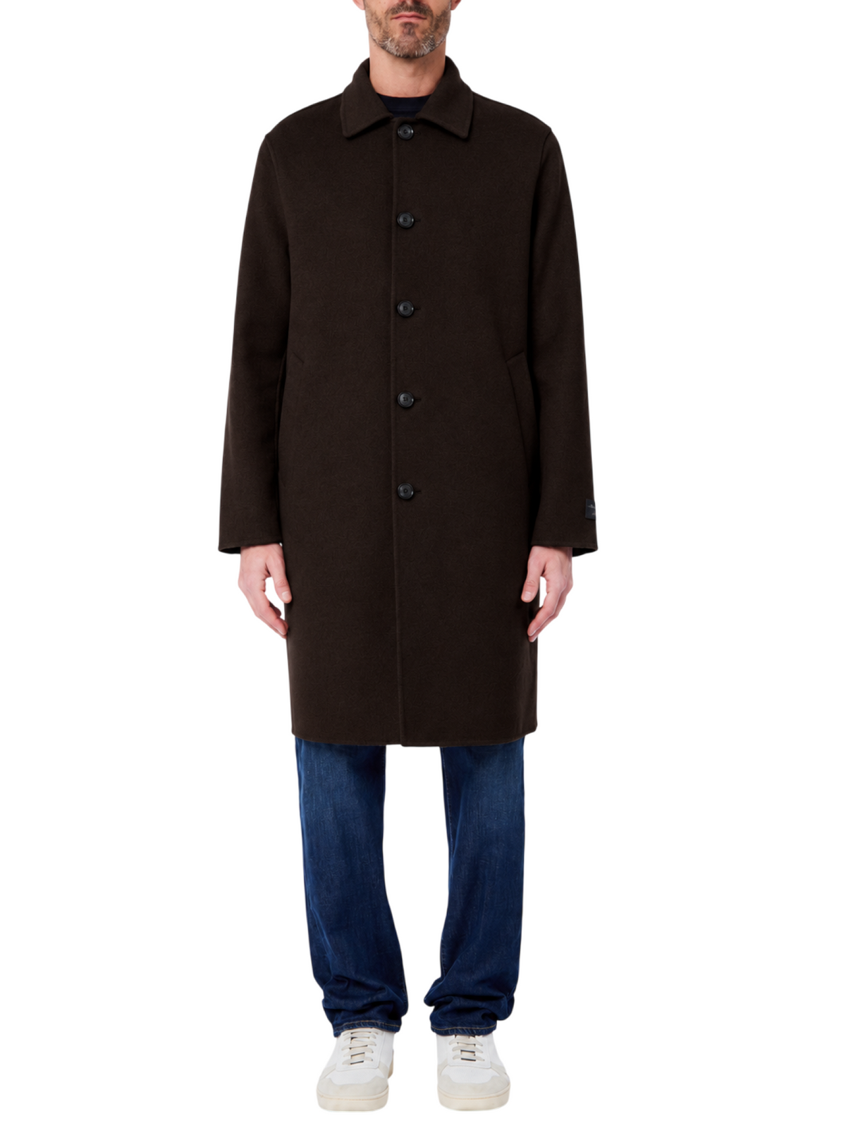 Liu Jo cappotto lungo uomo misto lana marrone QF6272T894A 91106 LIU JO