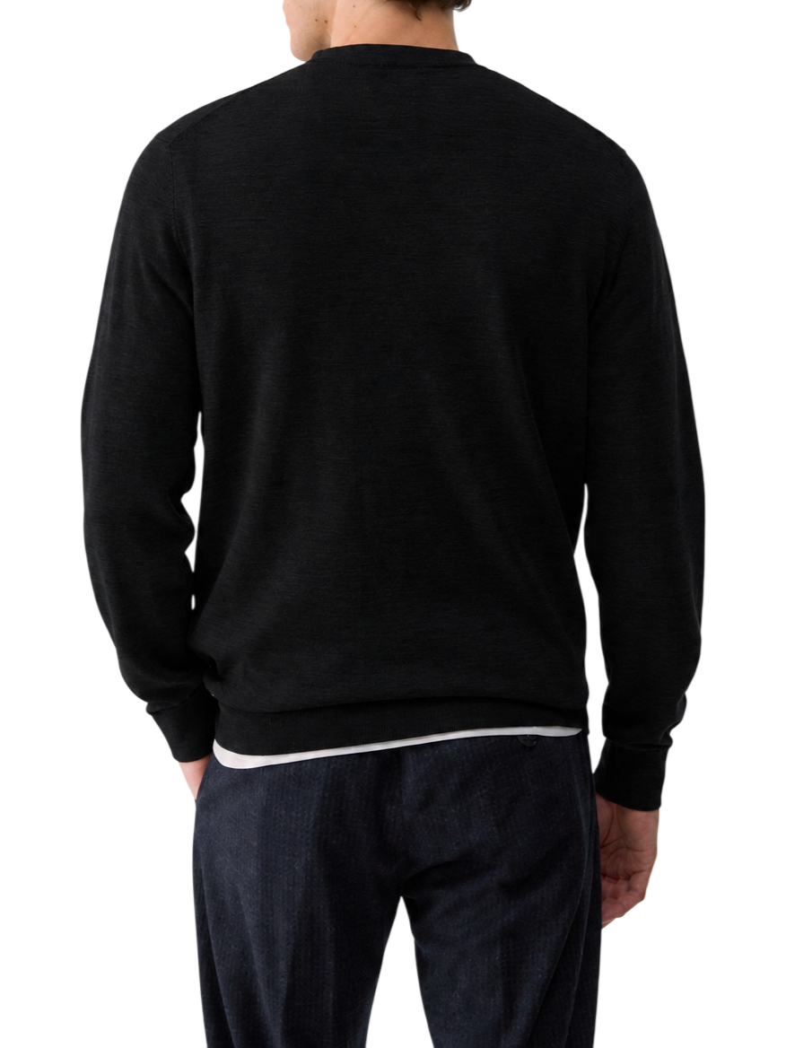 Liu Jo maglia uomo in lana Merinos extrafine nero QXX134MA27P 22222 LIU JO
