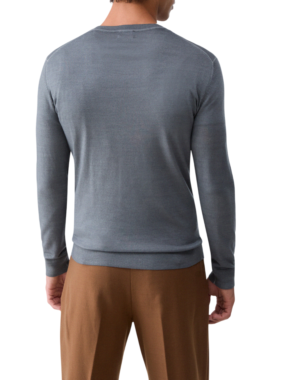 Liu Jo maglia uomo in lana extrafine grigio QXX139MA21P 93907 LIU JO