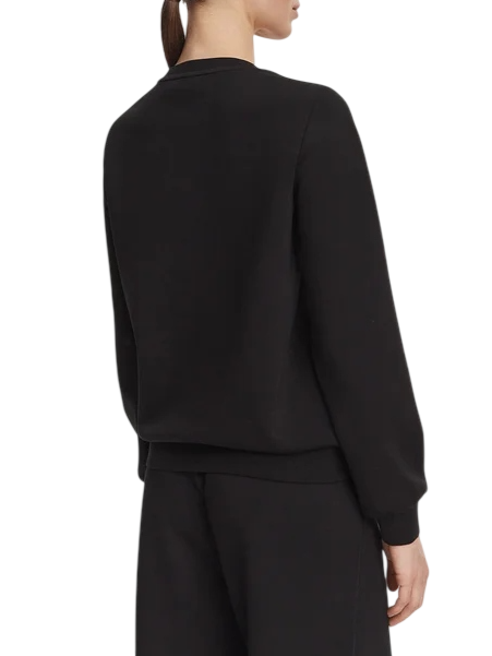 Liu Jo felpa donna in scuba con logo gioiello nero TF6206J3958 22222 LIU JO